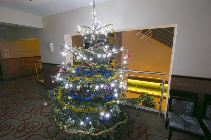 Harmadik emeleti karácsonyfa